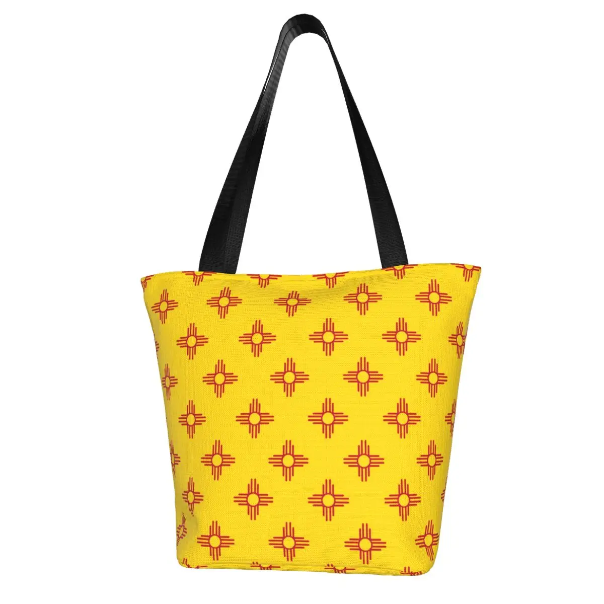 Zia Sun Symbol Shopping Bag New Mexico State Flag Red Office Female Handbag Gifts Retro Cloth Bags
Zia Sun Symbol Shopping Bag New Mexico State Flag Red Office Female Handbag Gifts Retro Cloth Bags