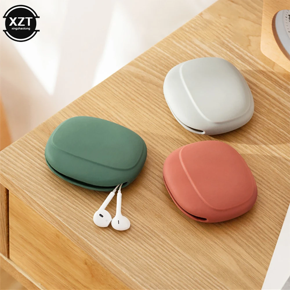 1PC Portable Data Cable Headphone Storage Box Simple Mobile Phone Data Cable Organizing Bag Silicone Storage Box Cute Coin Purse
1PC Portable Data Cable Headphone Storage Box Simple Mobile Phone Data Cable Organizing Bag Silicone Storage Box Cute Coin Purse