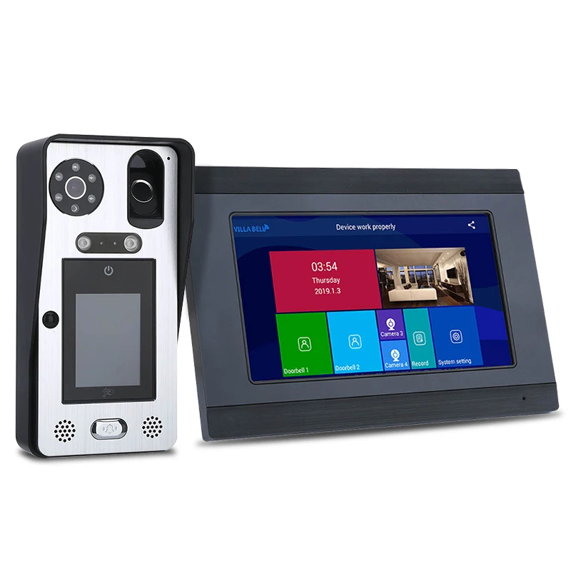 7 inch Face Recognition Fingerprint Wired 1080P Camera Video Door Phone cctv camera video Doorbell
7 inch Face Recognition Fingerprint Wired 1080P Camera Video Door Phone cctv camera video Doorbell
