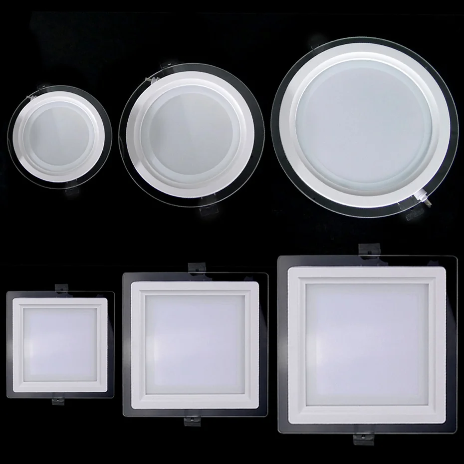 Glass Cover Led Panels Spot Lights 6W 12W 18W Modern Led Ceiling Downlight 110v 220v Plafon Led Lamp For Living Room Kitchen
Glass Cover Led Panels Spot Lights 6W 12W 18W Modern Led Ceiling Downlight 110v 220v Plafon Led Lamp For Living Room Kitchen