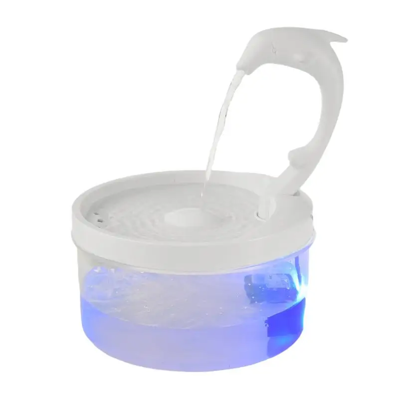 L Pet Cat Fountain LED Blue Light USB Powered Automatic Water Dispenser Cat Feeder Drink Filter For Pet Cats Dogs Supplier
L Pet Cat Fountain LED Blue Light USB Powered Automatic Water Dispenser Cat Feeder Drink Filter For Pet Cats Dogs Supplier
