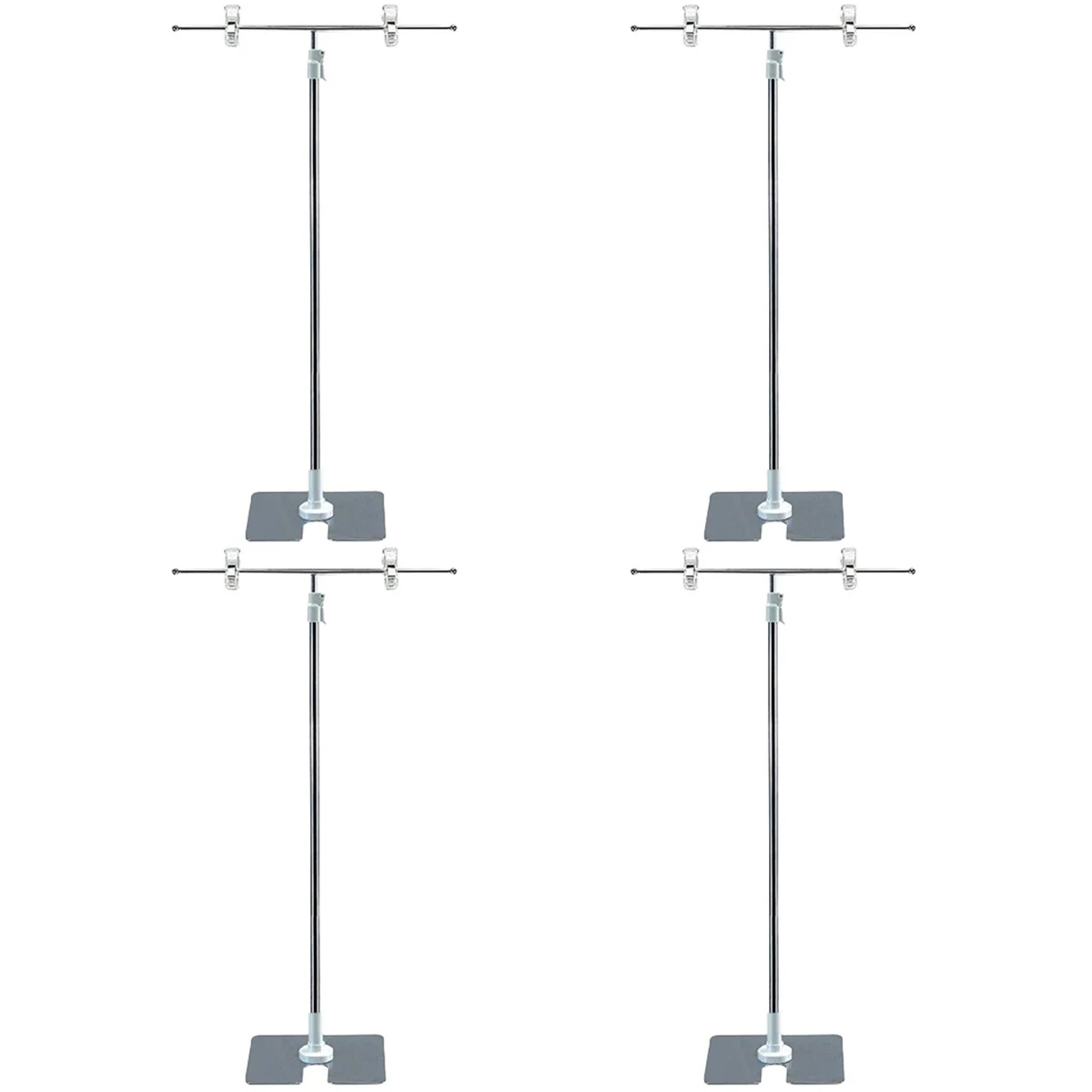 4 Sets Poster T-Frame Advertising Stand Multipurpose Height Adjustable Metal Bracket Magnetic Holder
4 Sets Poster T-Frame Advertising Stand Multipurpose Height Adjustable Metal Bracket Magnetic Holder