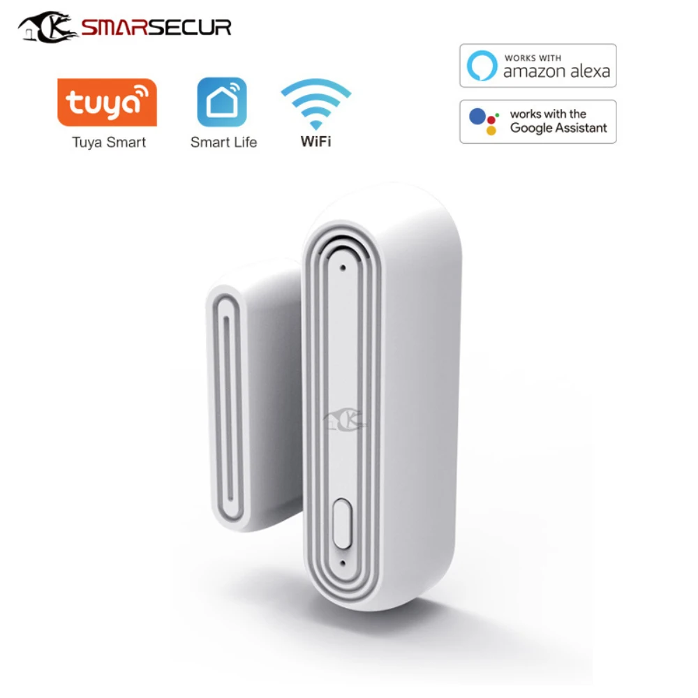Tuya WiFi Window Door Sensor Smart Home Alarm System Kit Low Power Consumption Door Open Detector Support Alexa & Google Home
Tuya WiFi Window Door Sensor Smart Home Alarm System Kit Low Power Consumption Door Open Detector Support Alexa & Google Home