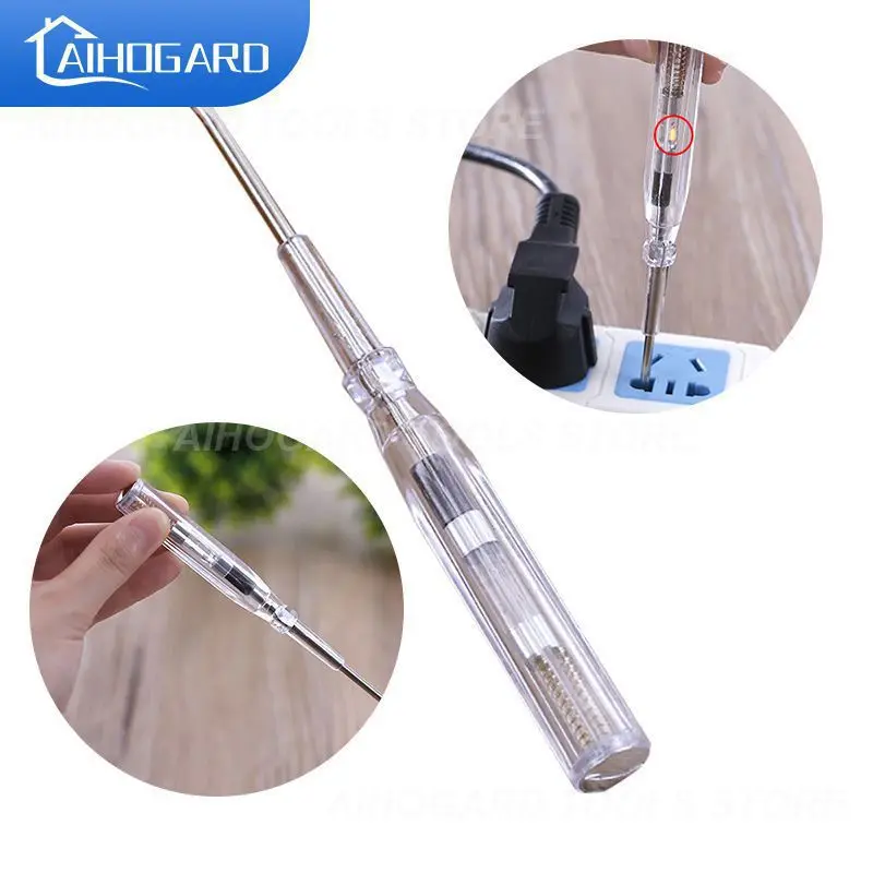 100-500V Safe Plastic Induced Electric Tester Pencil Screwdriver Probe With Indicator Voltage Detector light Tester Pen AC/DC
100-500V Safe Plastic Induced Electric Tester Pencil Screwdriver Probe With Indicator Voltage Detector light Tester Pen AC/DC