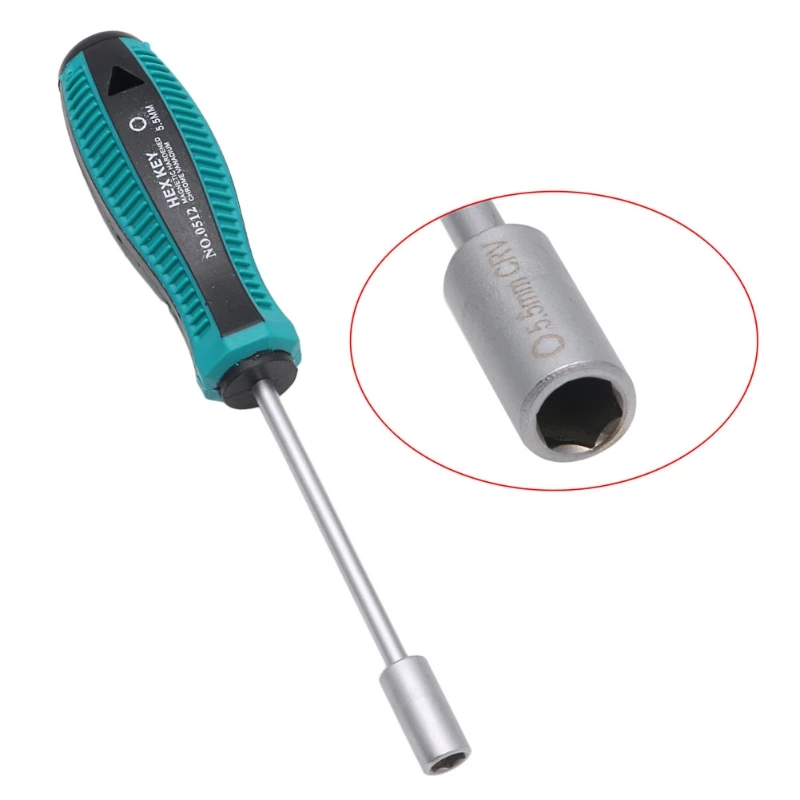 Metal Socket Driver Wrench Screwdriver Nut for Key Nutdriver Hand Tool 5.5mm
Metal Socket Driver Wrench Screwdriver Nut for Key Nutdriver Hand Tool 5.5mm