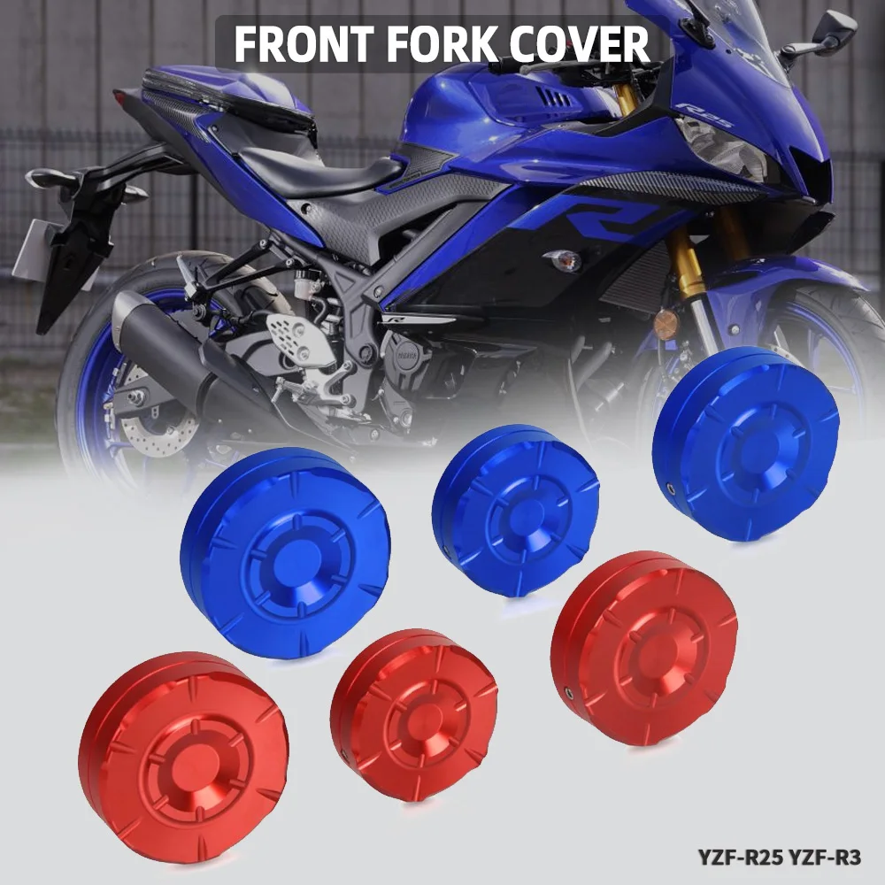 For YAMAHA YZF-R25 2014 2015-2018 YZF-R3 2015-2018 YZF R25 R 25 YZFR3 Motorcycle Accessories CNC Aluminum FRONT FORK COVER Kit
For YAMAHA YZF-R25 2014 2015-2018 YZF-R3 2015-2018 YZF R25 R 25 YZFR3 Motorcycle Accessories CNC Aluminum FRONT FORK COVER Kit