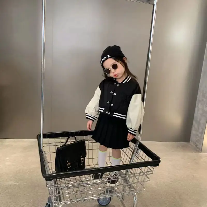 Children's Autumn Clothing Coat Sports Jacket Trendy Baseball Uniform Long Sleeve Jacket for Girls Kids Cute Coat Outwear
Children's Autumn Clothing Coat Sports Jacket Trendy Baseball Uniform Long Sleeve Jacket for Girls Kids Cute Coat Outwear