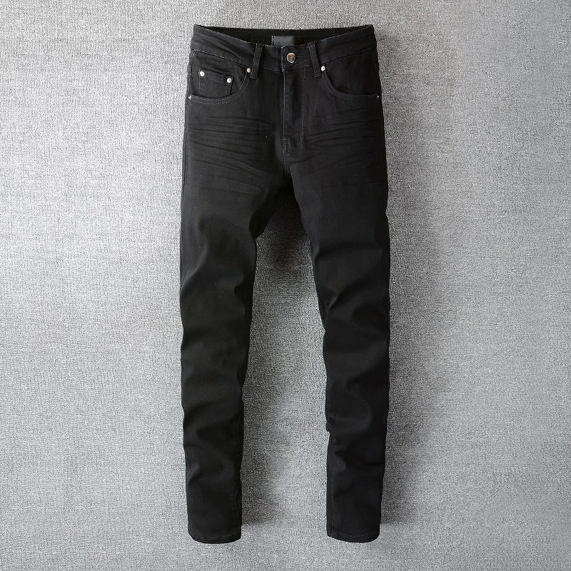 2022 Simple Fashion Versatile Black Stretch Jeans Men's Pencil Pants Nightclub Fashion Clothing
2022 Simple Fashion Versatile Black Stretch Jeans Men's Pencil Pants Nightclub Fashion Clothing