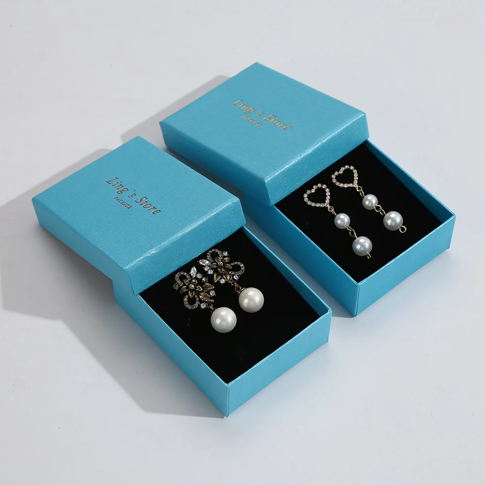 24pcs/Lot Square Jewelry Packaging Box Light Blue Paper Necklace Ring Earrings Bracelet Gift Box for Christmas Party Custom Logo
24pcs/Lot Square Jewelry Packaging Box Light Blue Paper Necklace Ring Earrings Bracelet Gift Box for Christmas Party Custom Logo