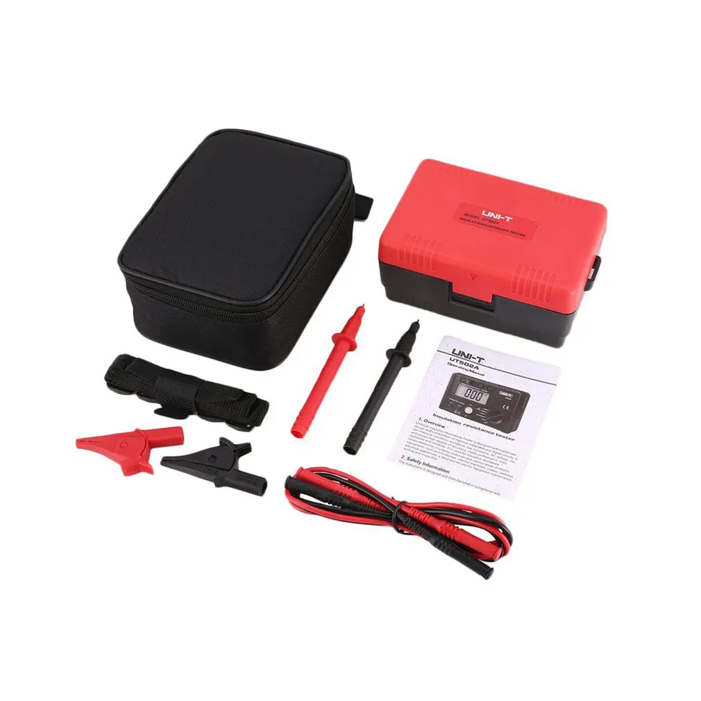 Цифровой тестер сопротивления изоляции, Megohmmeter 30 ~ 500 В переменного тока
Цифровой тестер сопротивления изоляции, Megohmmeter 30 ~ 500 В переменного тока