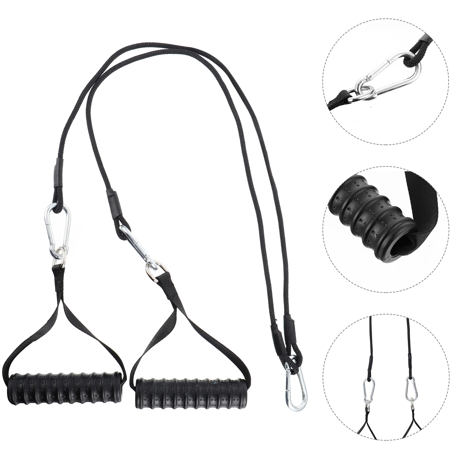 Household Fitness Handle Gym Pulley Arm Strength Training Exerciser Nylon Rope Cable
Household Fitness Handle Gym Pulley Arm Strength Training Exerciser Nylon Rope Cable