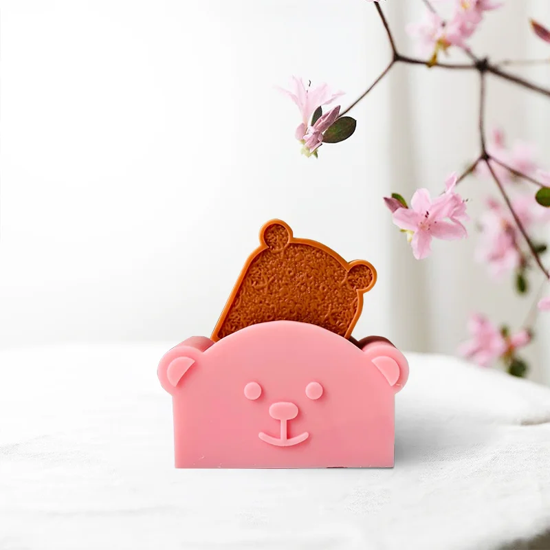 Bear Head Toast Bread Form Scented Candle Silicone Mold Handmade DIY Silicone Candle Mold Creative Animal Bread Cake Making Mold
Bear Head Toast Bread Form Scented Candle Silicone Mold Handmade DIY Silicone Candle Mold Creative Animal Bread Cake Making Mold
