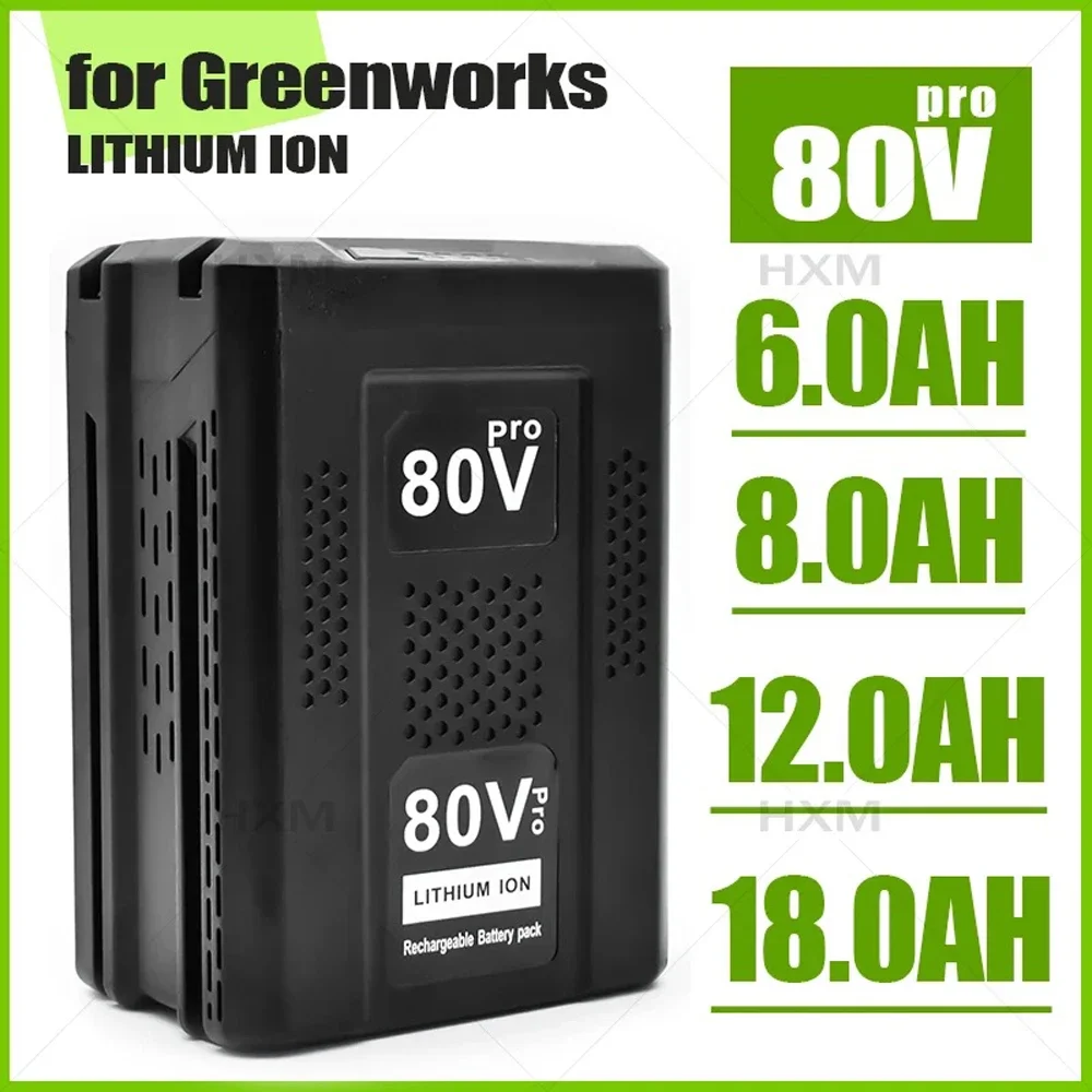 High-quality 80V Replacement Battery for Greenworks 80V Max Lithium Ion Battery GBA80200 GBA80250 GBA80400 GBA80500
High-quality 80V Replacement Battery for Greenworks 80V Max Lithium Ion Battery GBA80200 GBA80250 GBA80400 GBA80500