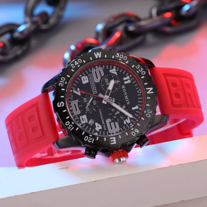 Высококлассный износостойкий Профессиональный хронограф роскошный бренд Многофункциональные шестиконтактные профессиональные мужские ...
Высококлассный износостойкий Профессиональный хронограф роскошный бренд Многофункциональные шестиконтактные профессиональные мужские ...