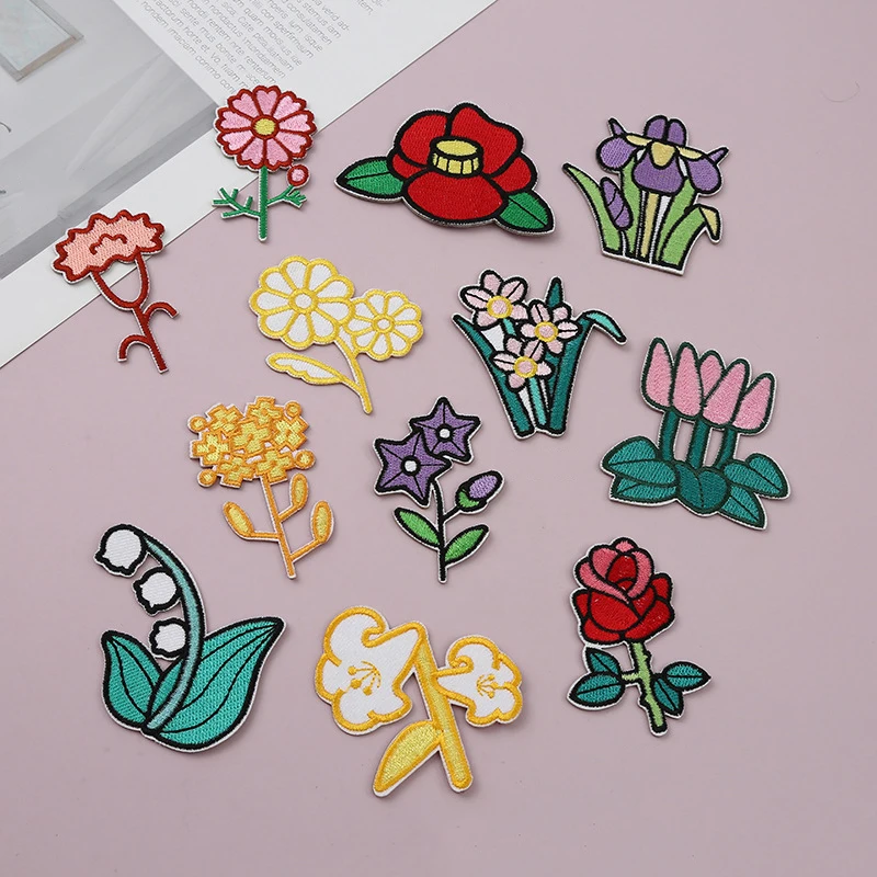 Cartoon flower embroidery self-adhesive cloth stickers clothes bags hats shoes diy decorative applique hole filling accessories
Cartoon flower embroidery self-adhesive cloth stickers clothes bags hats shoes diy decorative applique hole filling accessories