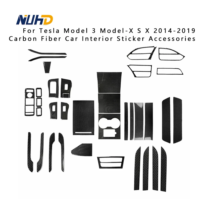 Автомобильные декоративные наклейки из углеродного волокна для Tesla Model 3 Model-X S X 2014 2015 2016 17-2019, Стикеры для интерьера автомобиля 
Автомобильные декоративные наклейки из углеродного волокна для Tesla Model 3 Model-X S X 2014 2015 2016 17-2019, Стикеры для интерьера автомобиля