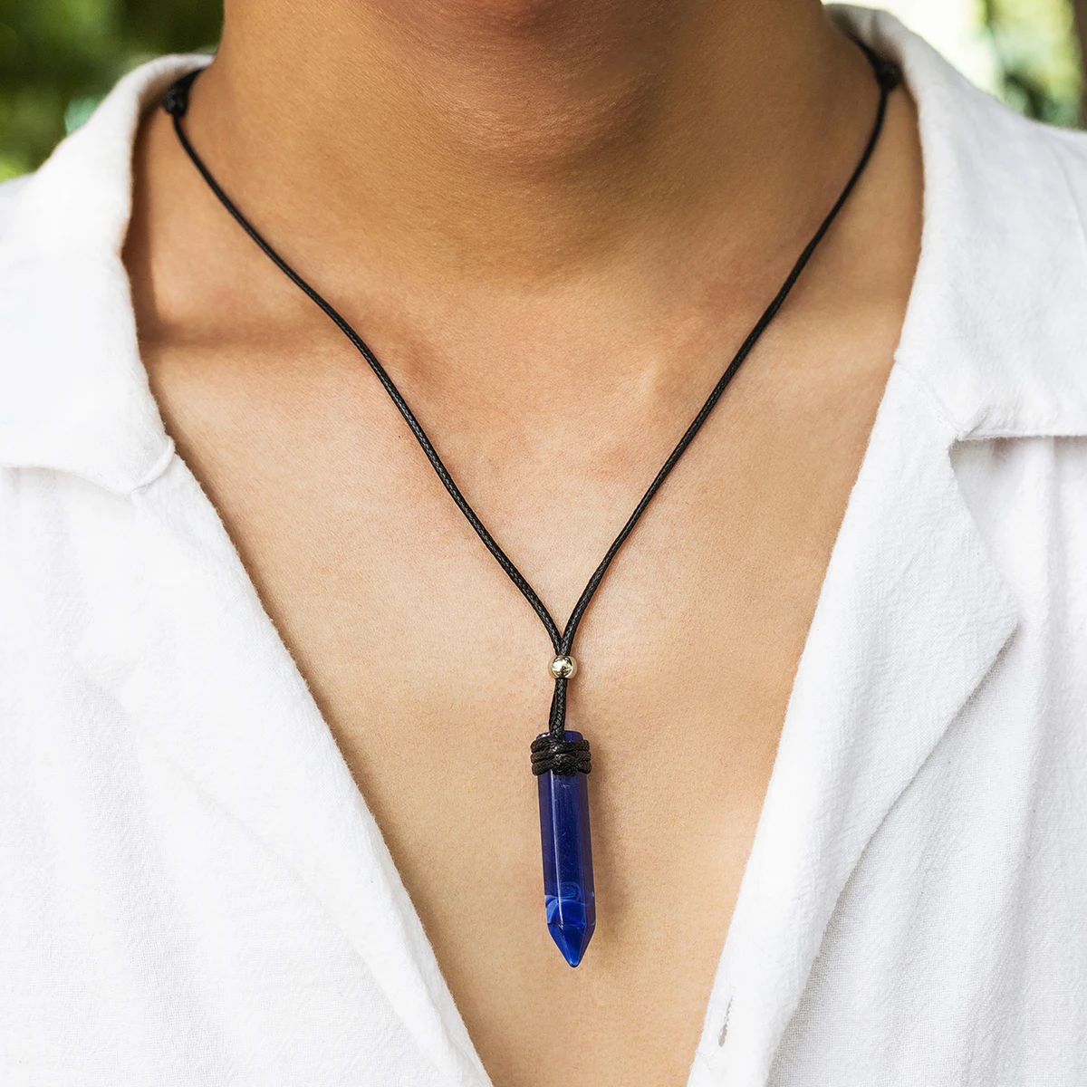 PuRui Hip Hop Columnar Type Resin Pendant Men Necklace Black Wax Line Rope Chain Choker Jewelry Collar Street Punk Gift Party
PuRui Hip Hop Columnar Type Resin Pendant Men Necklace Black Wax Line Rope Chain Choker Jewelry Collar Street Punk Gift Party