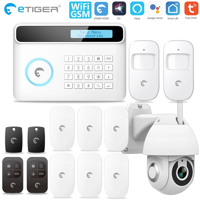 Смарт-детектор движения Etiger S4 Plus Tuya с поддержкой Wi-Fi/GSM и уличной камерой
Смарт-детектор движения Etiger S4 Plus Tuya с поддержкой Wi-Fi/GSM и уличной камерой