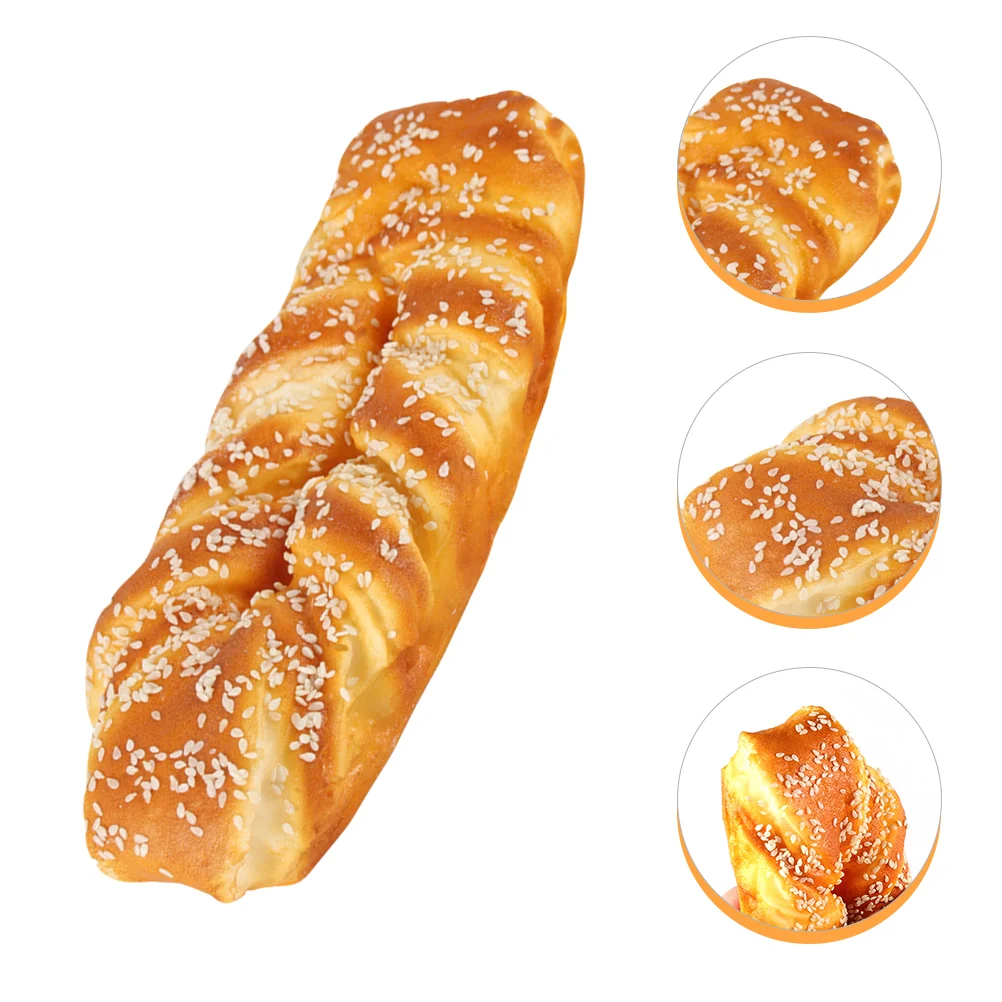 Bread French Dessert Fake Toy Artificial Loaf Faux Model Simulated Roasted Cake Loafguette Simulation Squeezable Decor Playset
Bread French Dessert Fake Toy Artificial Loaf Faux Model Simulated Roasted Cake Loafguette Simulation Squeezable Decor Playset