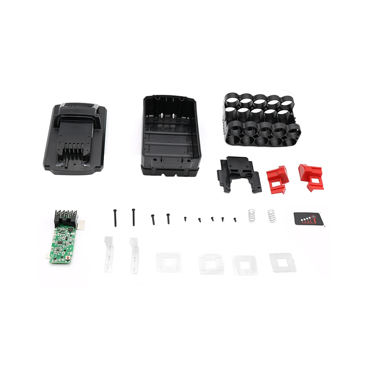 Battery Plastic Case PCB Circuit Board for 10 Core 18V 21700 Kit -Ion Battery Case Protective Board Kit
Battery Plastic Case PCB Circuit Board for 10 Core 18V 21700 Kit -Ion Battery Case Protective Board Kit