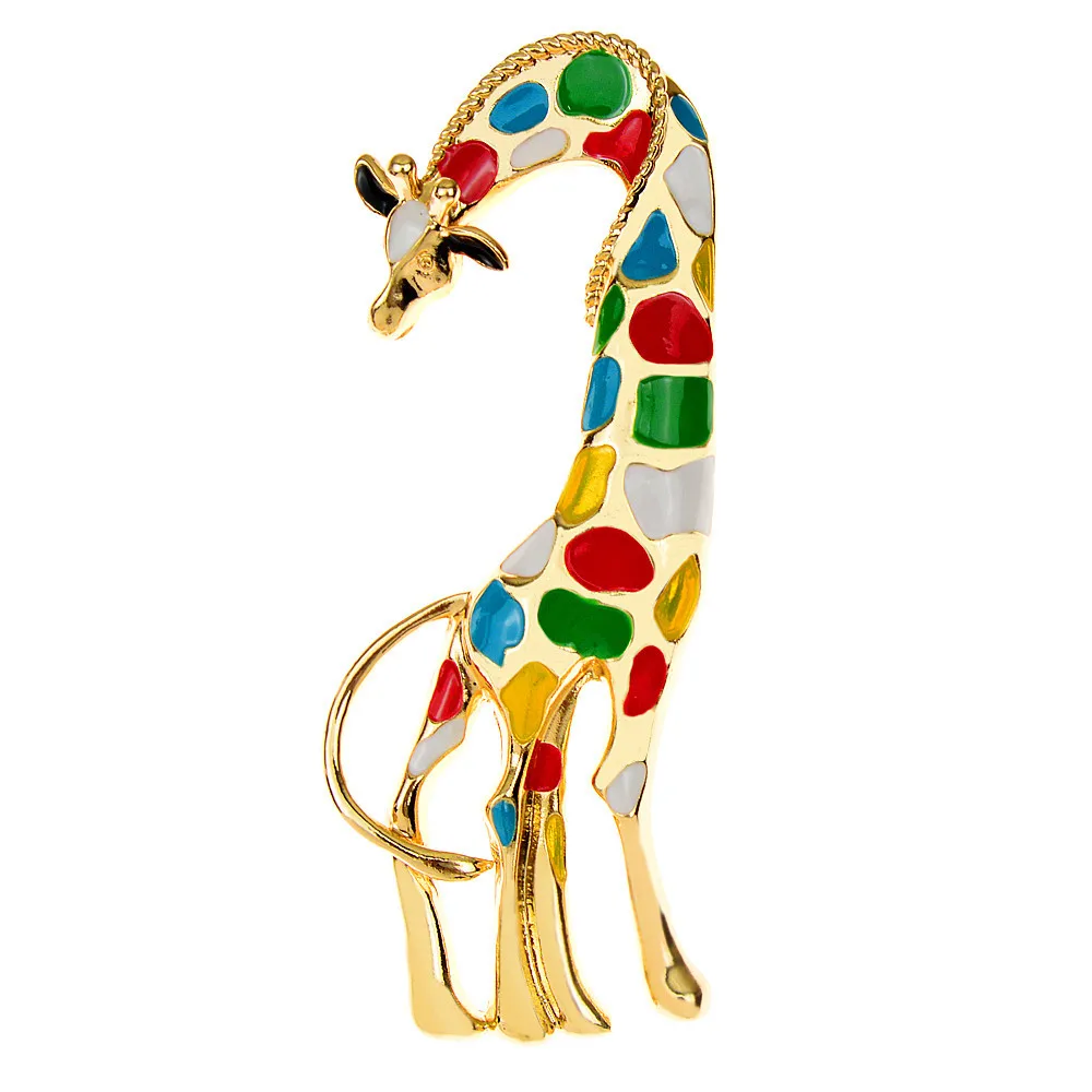 Creative Large Size Painted Giraffe Brooch Fashion Animal Pins Drop Oil Painting Pin Corsage Women Accessories
Creative Large Size Painted Giraffe Brooch Fashion Animal Pins Drop Oil Painting Pin Corsage Women Accessories