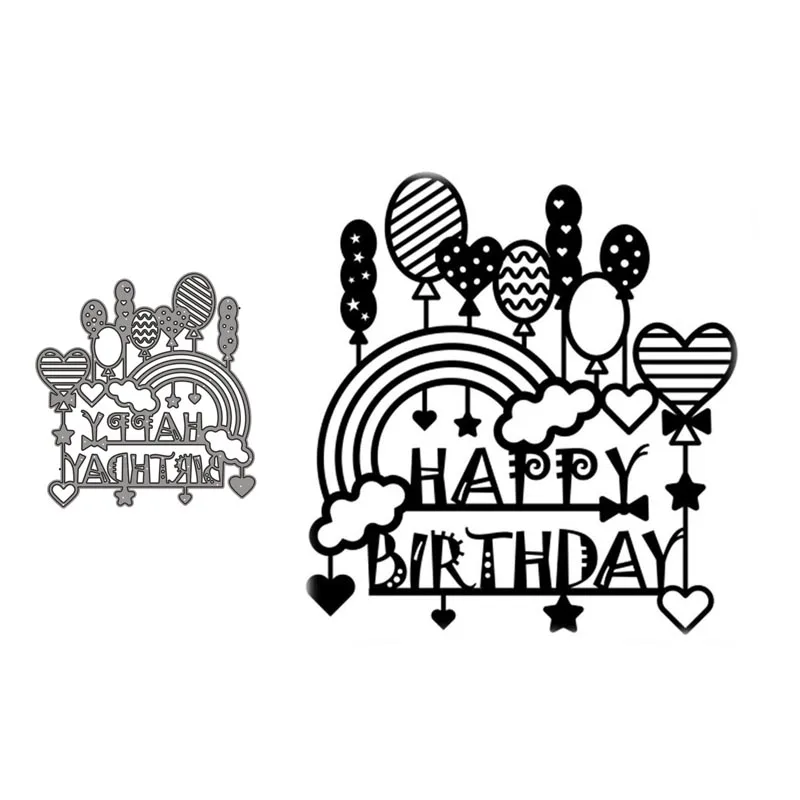 Metal Cutting Dies Happy Birthday Party Stencils for DIY Scrapbooking Decorative Embossing DIY Paper Cards
Metal Cutting Dies Happy Birthday Party Stencils for DIY Scrapbooking Decorative Embossing DIY Paper Cards