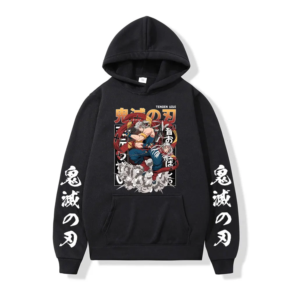 Anime Demon Slayer Hoodie Manga Tengen Uzui KImetsu No Yaiba Print Pullover Men Women Fashion Casual Loose Tracksuit Streetwear
Anime Demon Slayer Hoodie Manga Tengen Uzui KImetsu No Yaiba Print Pullover Men Women Fashion Casual Loose Tracksuit Streetwear