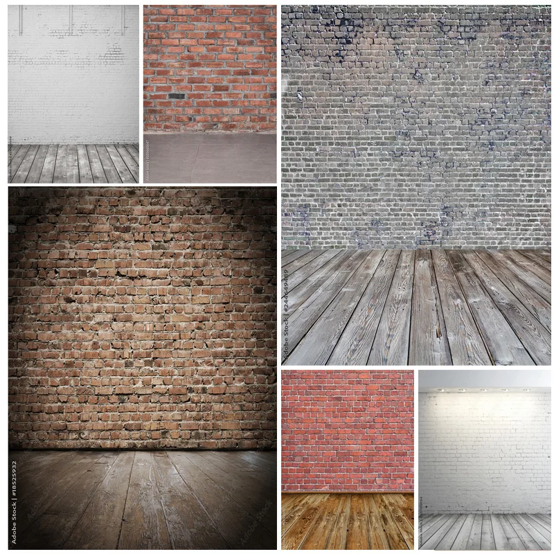 Vintage Brick Wall Wood Floor Photography Backdrops Portrait Photo Background Studio Prop 211218 ZXX-05
Vintage Brick Wall Wood Floor Photography Backdrops Portrait Photo Background Studio Prop 211218 ZXX-05