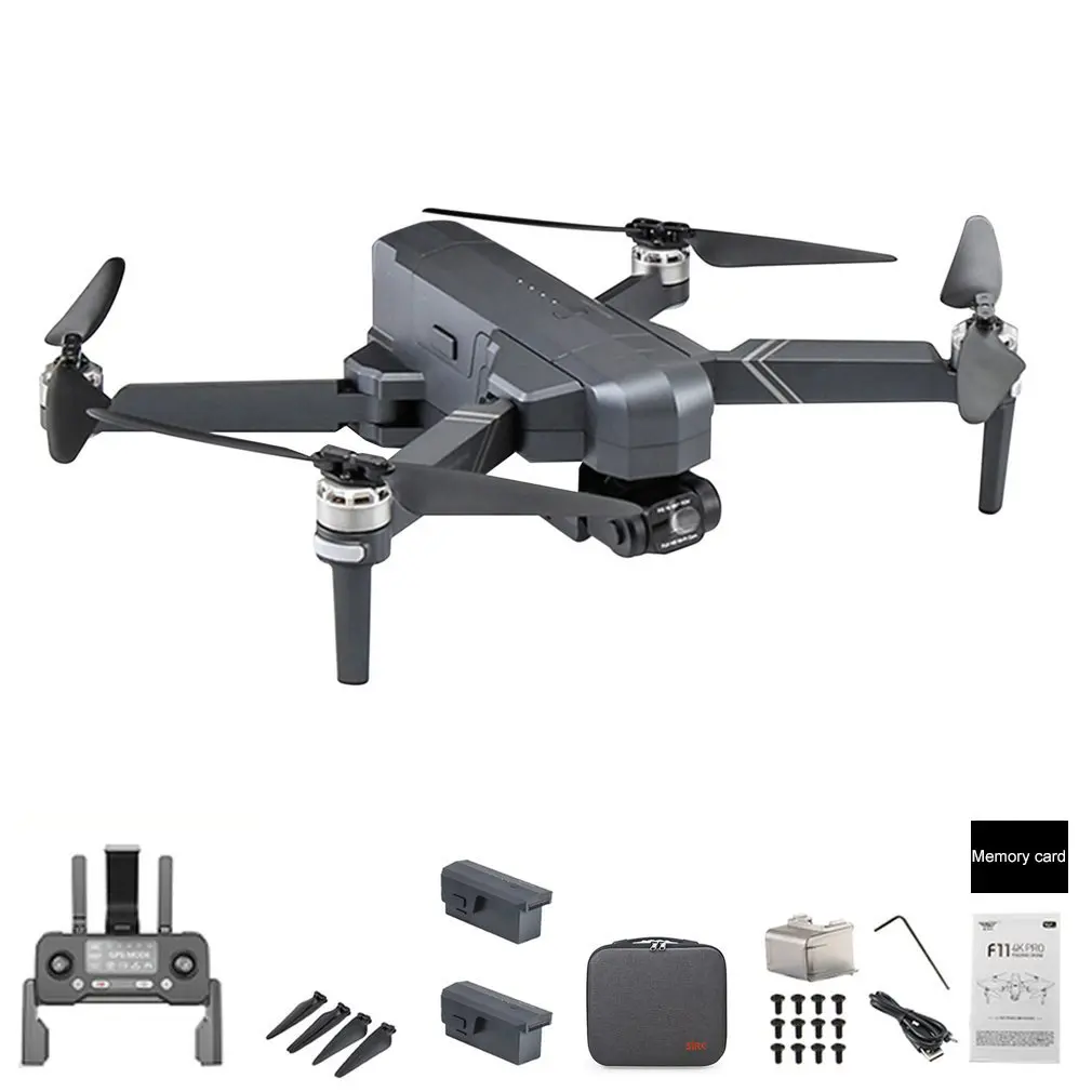 New SJRC F11S 4K Pro Drone With Camera 3KM WIFI GPS EIS 2-axis Anti-Shake Gimbal FPV Brushless Quadcopter Professional RC Drone
New SJRC F11S 4K Pro Drone With Camera 3KM WIFI GPS EIS 2-axis Anti-Shake Gimbal FPV Brushless Quadcopter Professional RC Drone