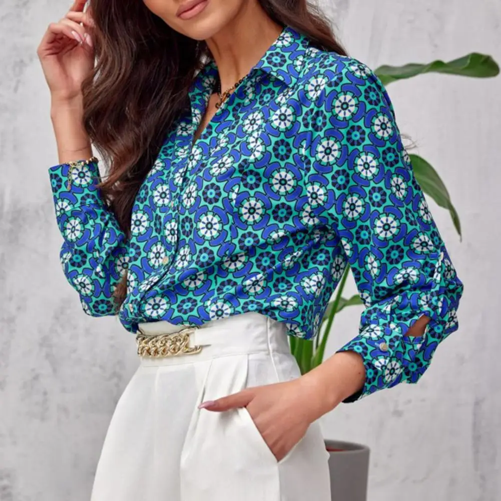 Fashion Shirt Lapel Shrink Resistant Workwear Spring Autumn Floral Pattern Slim Fit Shirt Cardigan Shirt for Daily Life
Fashion Shirt Lapel Shrink Resistant Workwear Spring Autumn Floral Pattern Slim Fit Shirt Cardigan Shirt for Daily Life