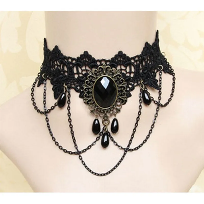 Lace Necklace Ornament Gothic All-Match Retro Light Luxury Style Lolita Princess Skirt Accessories Opera
Lace Necklace Ornament Gothic All-Match Retro Light Luxury Style Lolita Princess Skirt Accessories Opera
