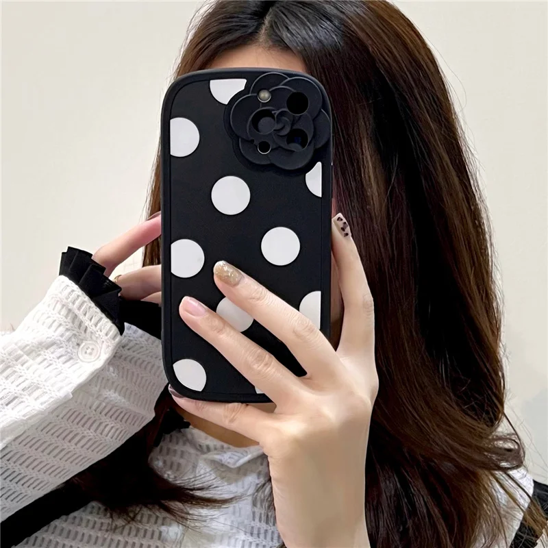 12 Pro Case Chic Polka Dot Silicone Cover for iPhone 13 11 Pro Max Stripes Rose Floral Lens Cover for iPhone X XR XS 12 Cases
12 Pro Case Chic Polka Dot Silicone Cover for iPhone 13 11 Pro Max Stripes Rose Floral Lens Cover for iPhone X XR XS 12 Cases