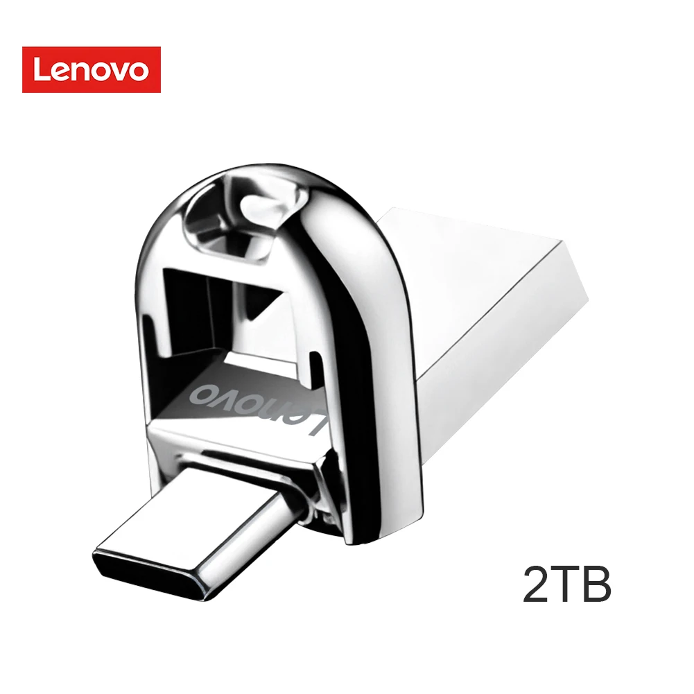 

Original Lenovo USB3.2 Flash Drive 2TB 1TB 512GB 256GB Type-C 2 In 1 OTG PenDrive 128GB Mobile Storage Flash Disk Wedding Gifts