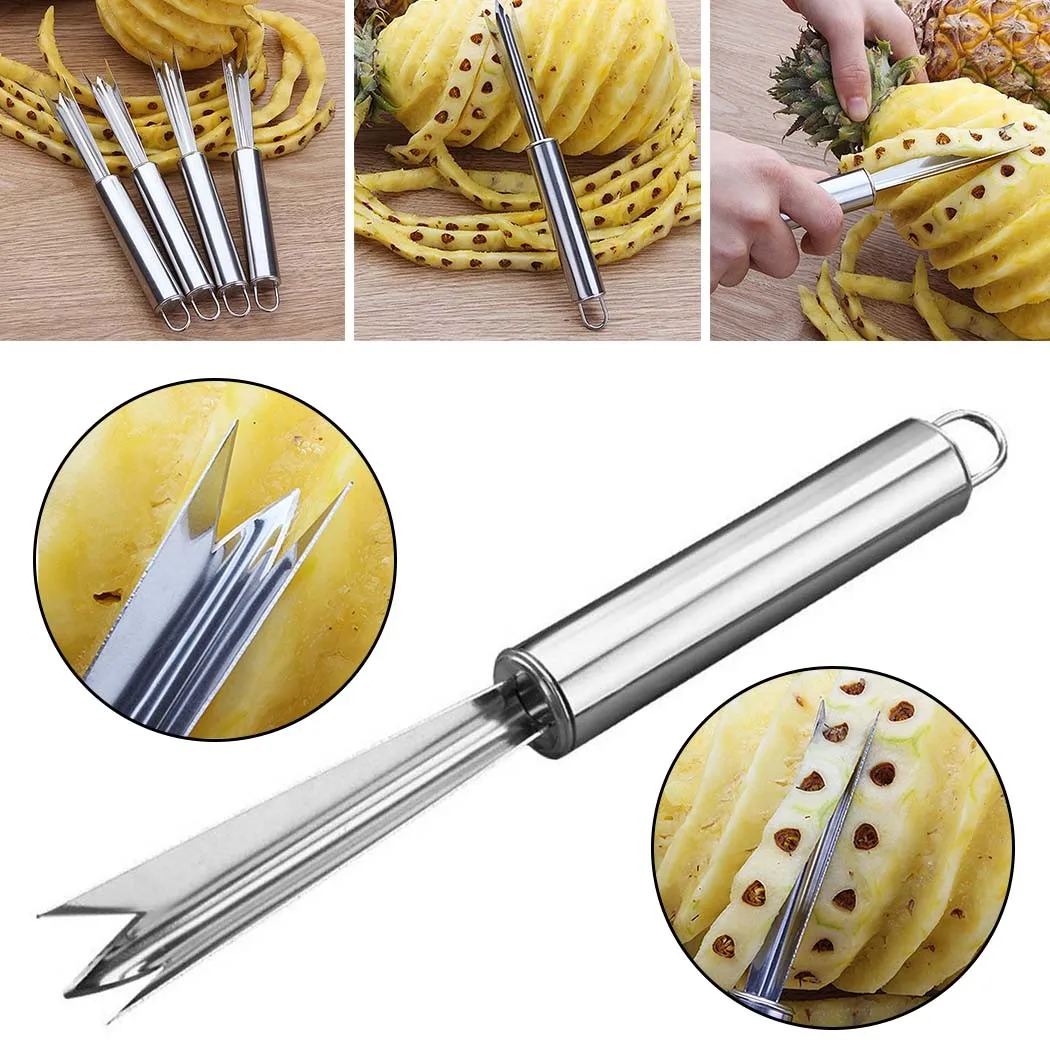Pineapple Peeler Paring Knives Pineapple Seedes Remover Knives Household Pineapple V-Shaped Peeler Kitchen Vegetable Fruit Tool
Pineapple Peeler Paring Knives Pineapple Seedes Remover Knives Household Pineapple V-Shaped Peeler Kitchen Vegetable Fruit Tool