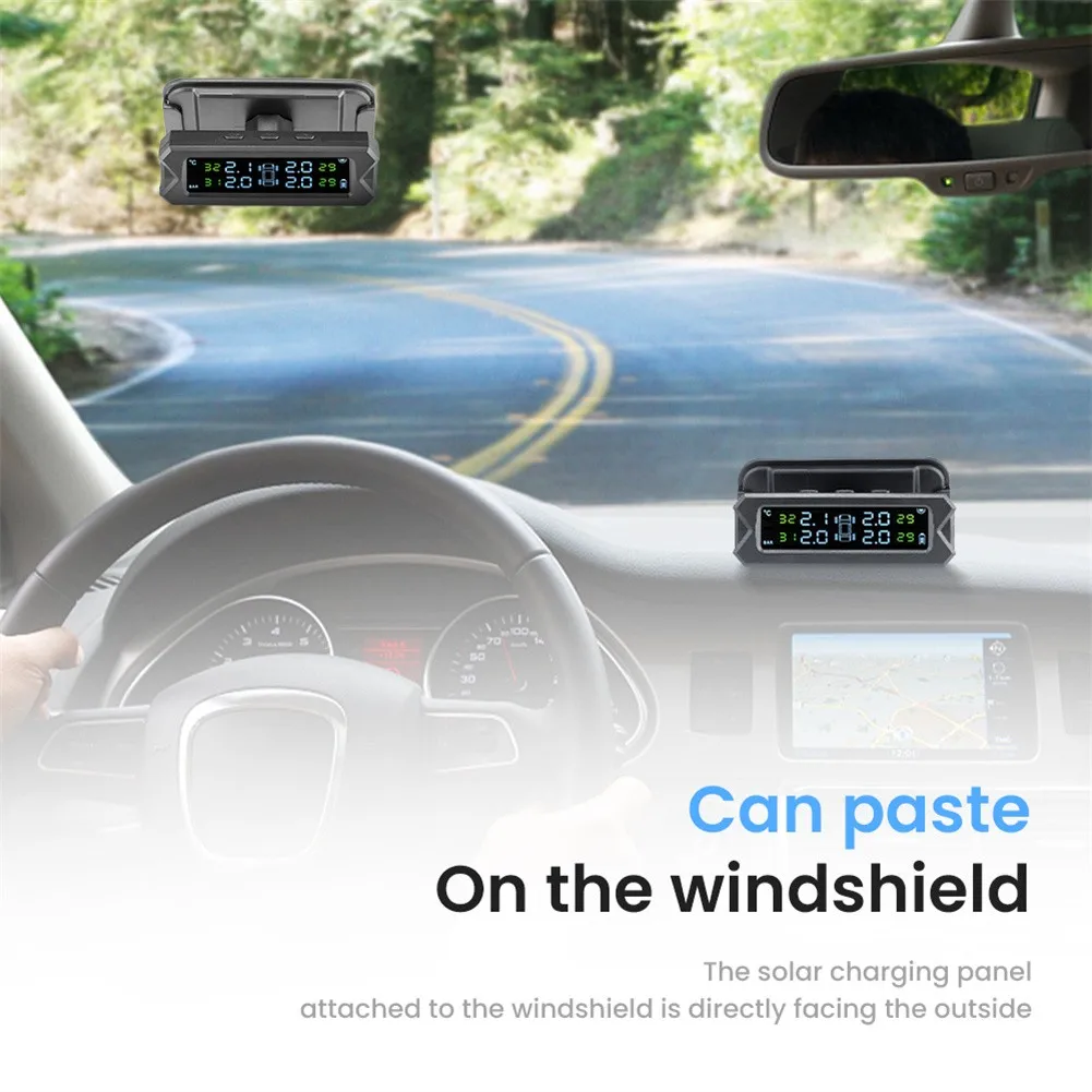 Car Tire Pressure Monitoring System Solar TPMS Device 5 Modes Car Safety Alarm 4 Sensors LCD Car Tire Pressure Monitor System
Car Tire Pressure Monitoring System Solar TPMS Device 5 Modes Car Safety Alarm 4 Sensors LCD Car Tire Pressure Monitor System