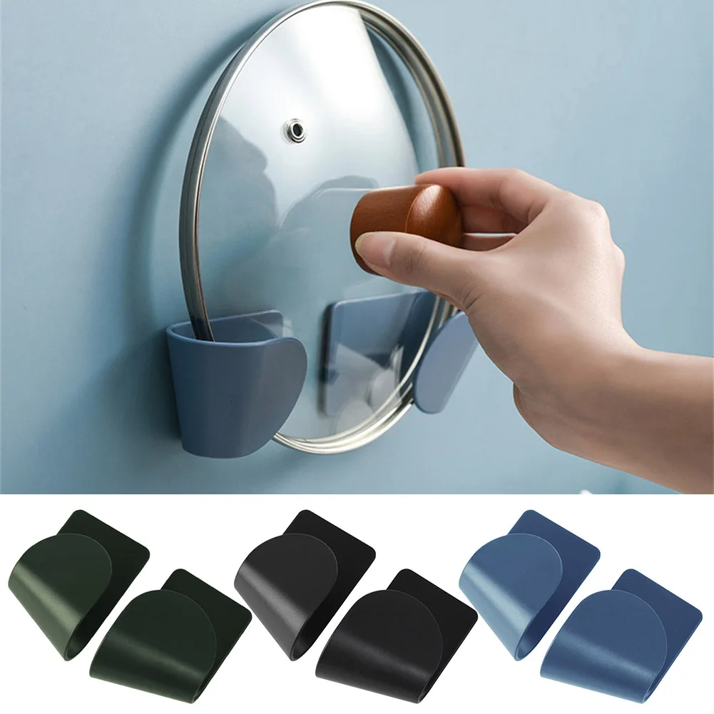 2pcs Pot Rack Wall-Mounted Hanging Holder For Pan Pot Cover Rack Kitchen Organizer Plastic Kitchen Storage Rack
2pcs Pot Rack Wall-Mounted Hanging Holder For Pan Pot Cover Rack Kitchen Organizer Plastic Kitchen Storage Rack