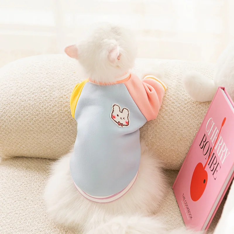 Colorful Stitching Hit Color Puppy Clothes Autumn and Winter Cute Wind Bunny Dog Sweater Pet Supplies Teddy Two-legged Clothes
Colorful Stitching Hit Color Puppy Clothes Autumn and Winter Cute Wind Bunny Dog Sweater Pet Supplies Teddy Two-legged Clothes