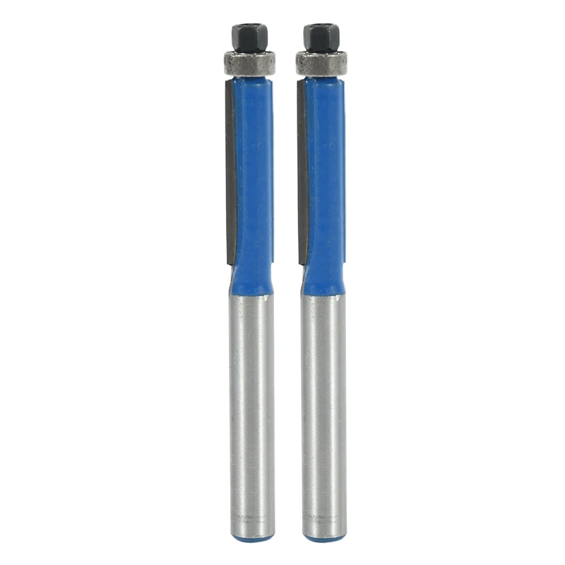 8Pcs 2.6 Inch Long 2 Edges Flush Trim Router Bit 1/4 Inch X 1/4 Inch For Carpenter
8Pcs 2.6 Inch Long 2 Edges Flush Trim Router Bit 1/4 Inch X 1/4 Inch For Carpenter