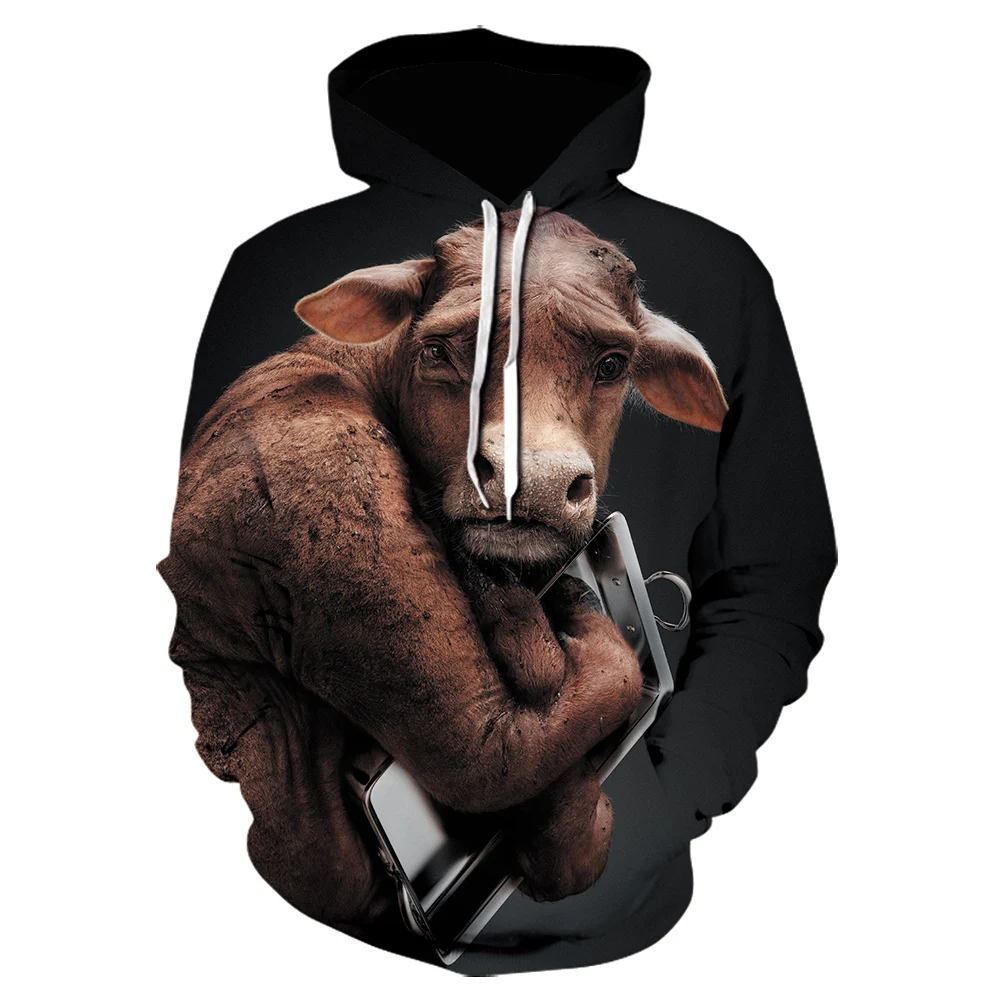 2023 Mens Hoodies Animal 3d Print Niuniu Hoodie Saucepan Man Fashion Cow Casual Hoodie Oversized Sweatshirt
2023 Mens Hoodies Animal 3d Print Niuniu Hoodie Saucepan Man Fashion Cow Casual Hoodie Oversized Sweatshirt