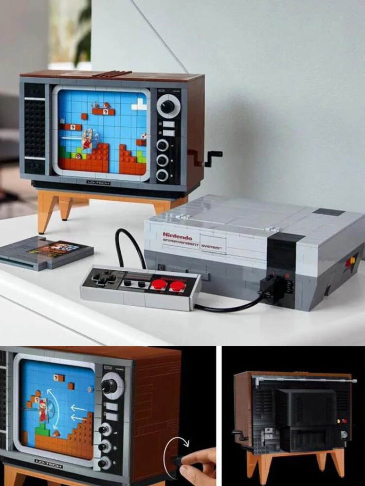 Новинка DIY супер марионы NES консоль Nintendo развлекательная система модель строительные блоки Кирпич ТВ игра Детские игрушки для детей Подарки
Новинка DIY супер марионы NES консоль Nintendo развлекательная система модель строительные блоки Кирпич ТВ игра Детские игрушки для детей Подарки
