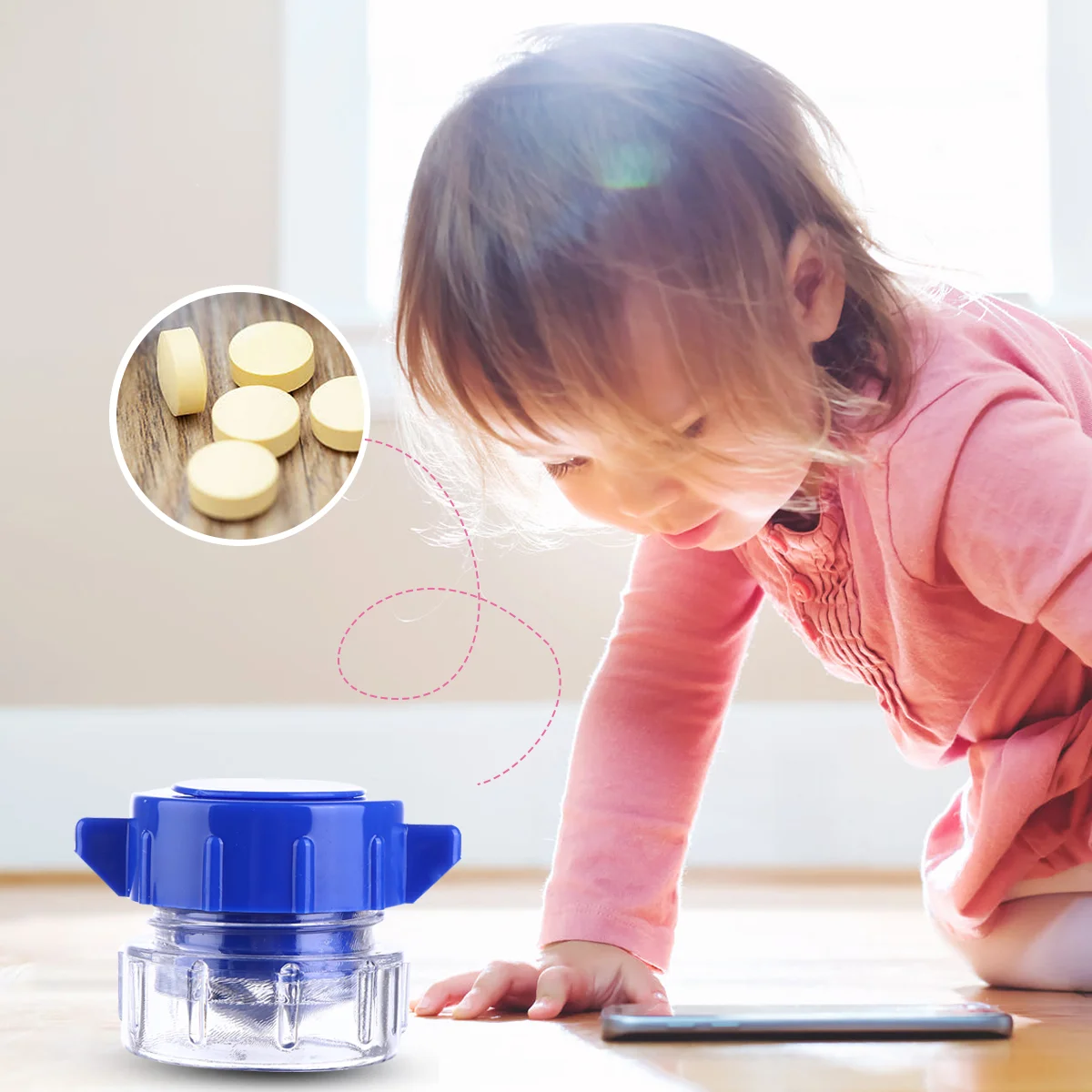 Medicine Grinder Portable Kids Tablets Compact Childrens Automatic Creative Crusher Practical
Medicine Grinder Portable Kids Tablets Compact Childrens Automatic Creative Crusher Practical