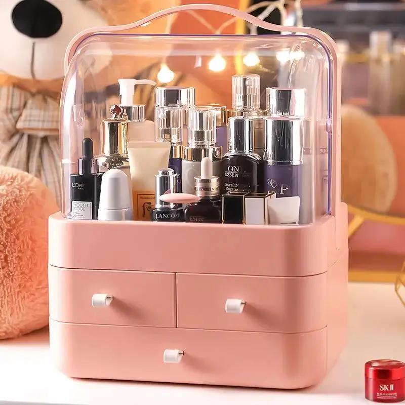 Fashion Acrylic Cosmetic Box Transparent Makeup Jewelry Drawer Home Storage Boxs Multifunctional Travel Cosmetic Organizer
Fashion Acrylic Cosmetic Box Transparent Makeup Jewelry Drawer Home Storage Boxs Multifunctional Travel Cosmetic Organizer