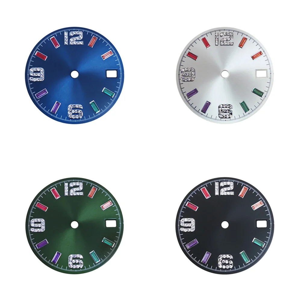28.5MM Sunray Rainbow Scale Dial Watch Dial for NH35/NH36/4R/7S Watch Movement Modification Part
28.5MM Sunray Rainbow Scale Dial Watch Dial for NH35/NH36/4R/7S Watch Movement Modification Part