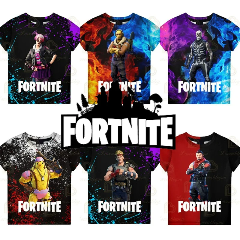 Fortnite Battle Game T Shirt Victory Royale Short Sleeve Tops Clothes Hero Children's Wear Kids 3d Boys Girls T-shirt
Fortnite Battle Game T Shirt Victory Royale Short Sleeve Tops Clothes Hero Children's Wear Kids 3d Boys Girls T-shirt