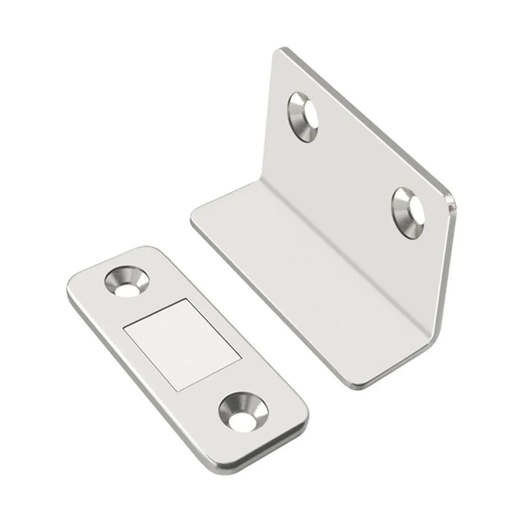 Strong Magnetic Self-adhesive Latch Ultra Thin L-shaped Invisible Magnetic Suction Catch Latch For Door Cabinet Cupboard Closer
Strong Magnetic Self-adhesive Latch Ultra Thin L-shaped Invisible Magnetic Suction Catch Latch For Door Cabinet Cupboard Closer