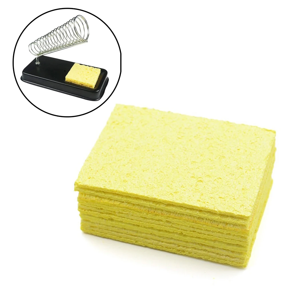 10pcs Soldering Iron Tips Cleaning Sponge Yellow 50*35mm For Remove Solder Residue Maintain PCB Components Clean
10pcs Soldering Iron Tips Cleaning Sponge Yellow 50*35mm For Remove Solder Residue Maintain PCB Components Clean