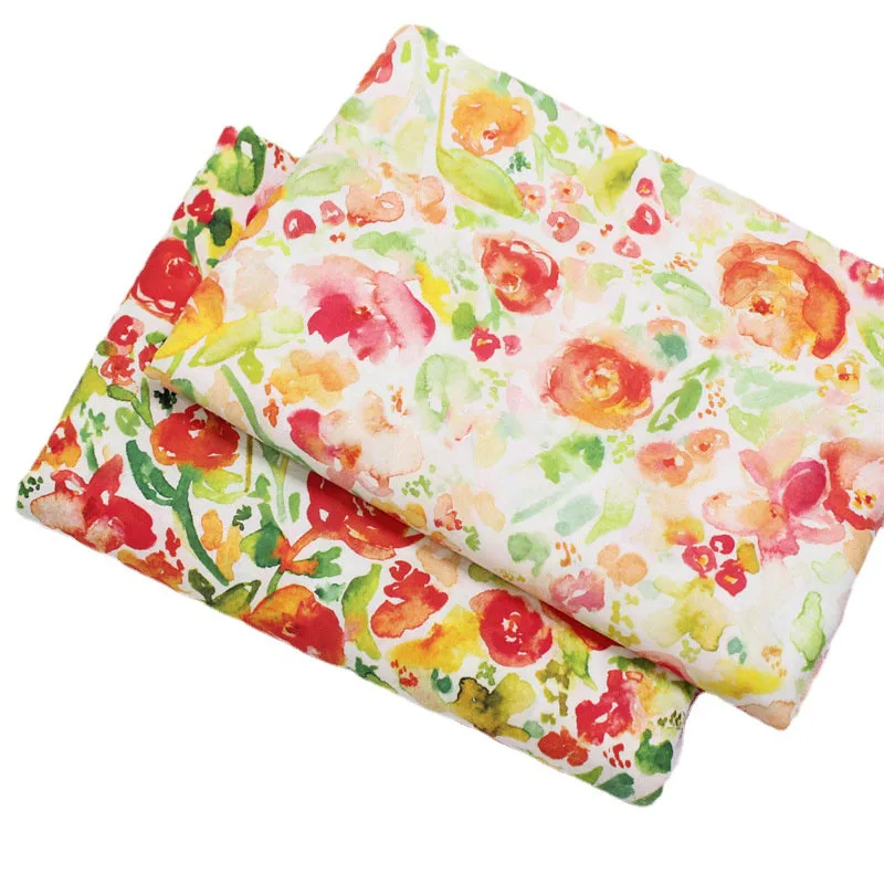 145x50cm Pastoral Floral Poplin Cotton Fabric Cotton Plain Fabric For DIY Children's Cloth Bedding Quilt Decoration Home Textile
145x50cm Pastoral Floral Poplin Cotton Fabric Cotton Plain Fabric For DIY Children's Cloth Bedding Quilt Decoration Home Textile