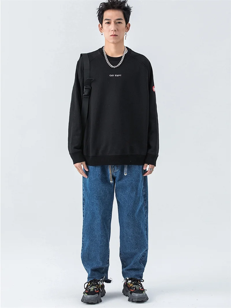 And CAVEMPT Winter Autumn Japanese Style Black Long Sleeve Sweater Men women Wide Pine Embroid Lovers Upper Outer Garment 
And CAVEMPT Winter Autumn Japanese Style Black Long Sleeve Sweater Men women Wide Pine Embroid Lovers Upper Outer Garment