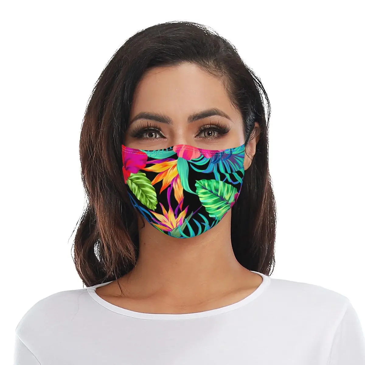 Tropical Floral Mouth Face Mask Green Leaf Drive You Mad Hibiscus Cloth Fancy Sublimation Hot Sale Adult Facial Mask With Filter
Tropical Floral Mouth Face Mask Green Leaf Drive You Mad Hibiscus Cloth Fancy Sublimation Hot Sale Adult Facial Mask With Filter