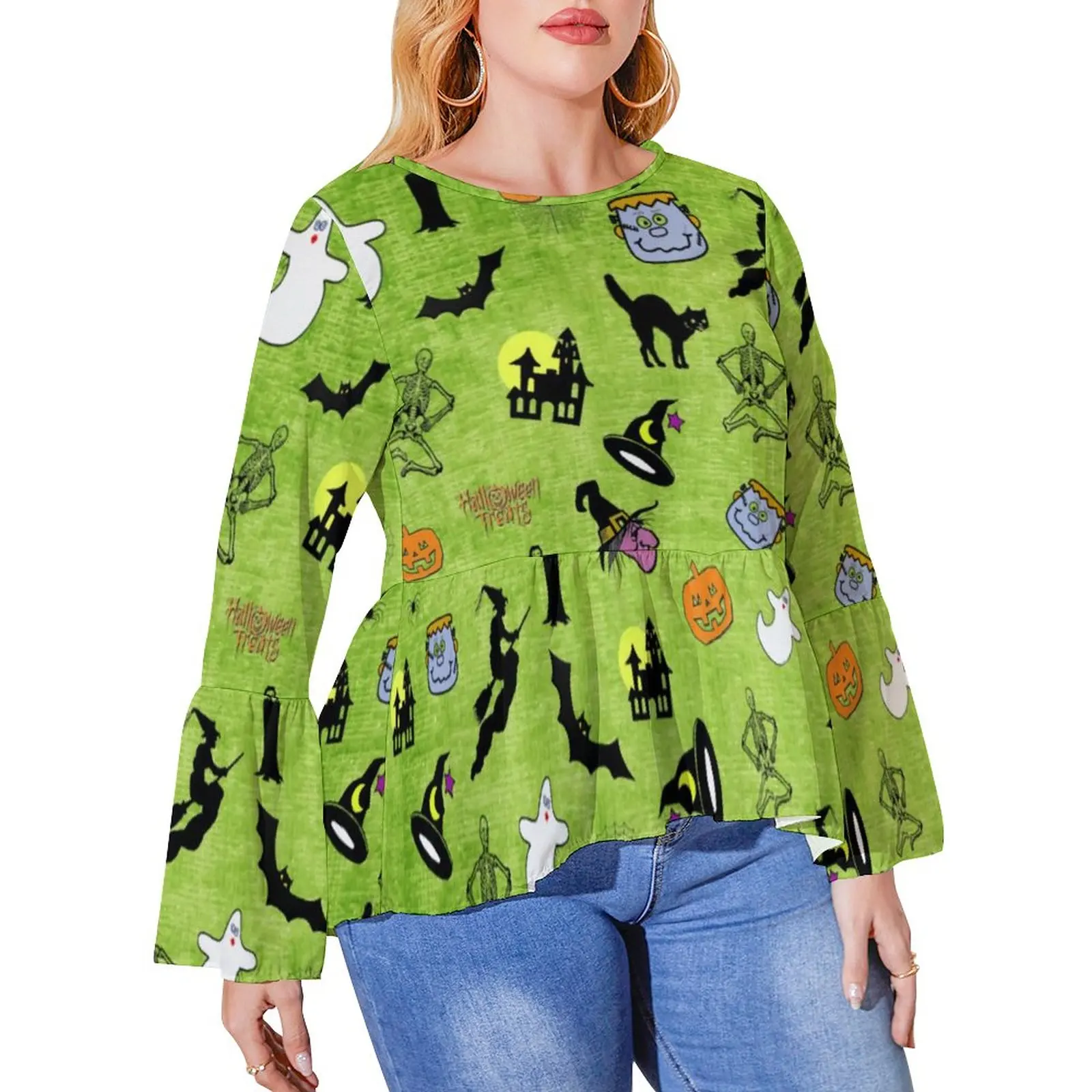 Witch Broom T Shirts Halloween Holiday Vintage T Shirt Women Long Sleeve Casual Tshirt Graphic Clothing Plus Size
Witch Broom T Shirts Halloween Holiday Vintage T Shirt Women Long Sleeve Casual Tshirt Graphic Clothing Plus Size